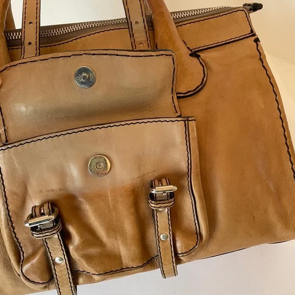 Chloe Edith Large Hand Bag Brown Leather - Picture 11 of 14